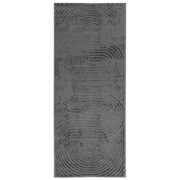 Grote foto vidaxl vloerkleden rechthoekig huarte antraciet 150 x 80 cm polyester huis en inrichting vloerbedekking en kleden