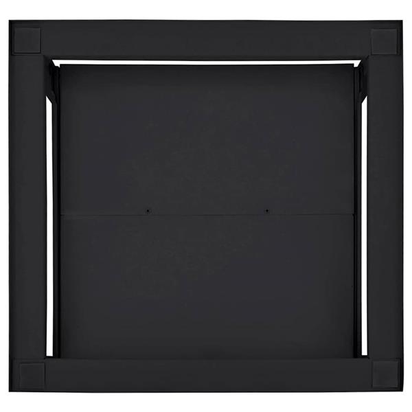 Grote foto vidaxl wasmachine pedestal zwart 60 x 56 x 52 cm staal witgoed en apparatuur wasmachines