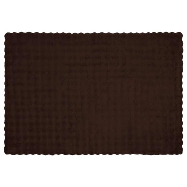 Grote foto vidaxl neppels konijnenbont deken olite kameel 150 x 220 cm polyester huis en inrichting bedden