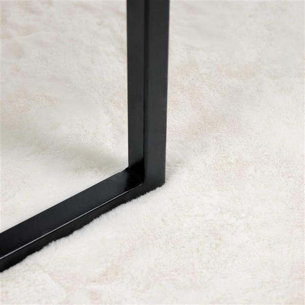 Grote foto vidaxl nep konijnenbont tapijt olite cr me 120 x 170 cm polyester huis en inrichting vloerbedekking en kleden