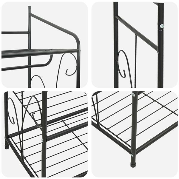 Grote foto vidaxl open kledingkast effen 78 x 36 x 158 cm huis en inrichting overige