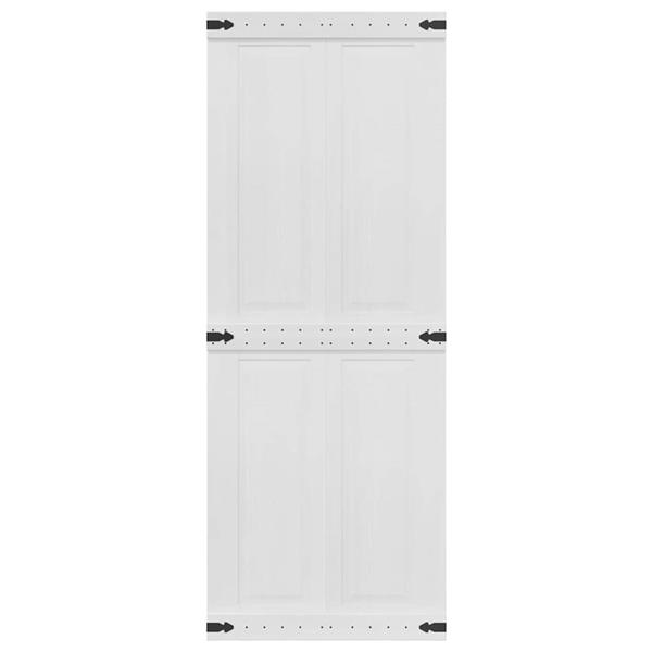 Grote foto vidaxl deur corona wit 80 x 210 cm bewerkt hout doe het zelf en verbouw deuren en horren