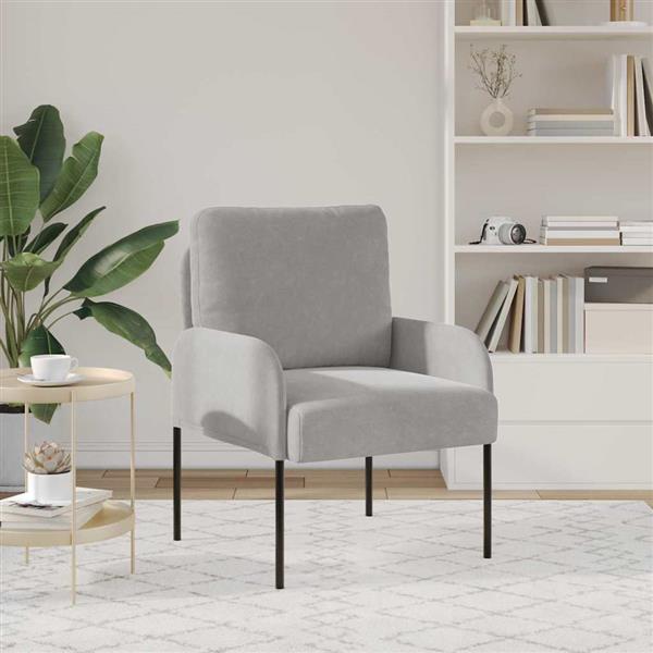 Grote foto vidaxl banken met kussen 55cm lichtgrijs multiplex huis en inrichting bankstellen