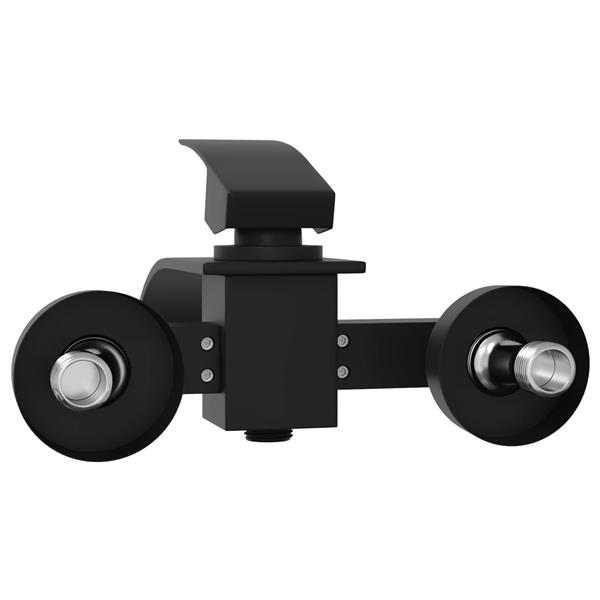 Grote foto vidaxl douchemengkraan zwart g 1 2 inch doe het zelf en verbouw sanitair