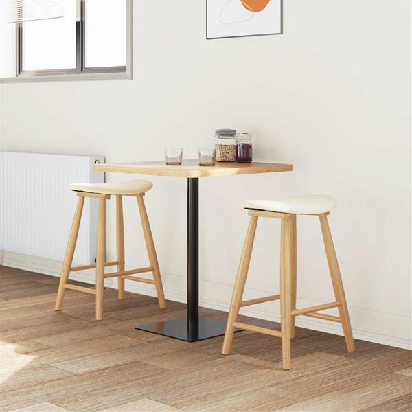 Grote foto vidaxl eettafelstoelen 2 pcs naturel 46 x 37 x 63 cm huis en inrichting stoelen