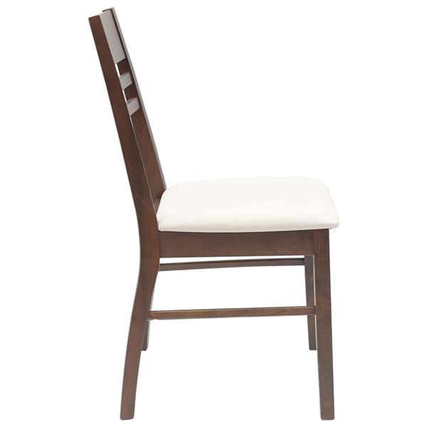 Grote foto vidaxl eettafelstoelen 2 pcs licht bruin 43 x 54 x 89 cm huis en inrichting stoelen