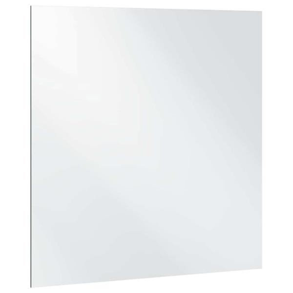 Grote foto vidaxl wandspiegel vierkant 50 x 50 cm gehard glas antiek en kunst spiegels