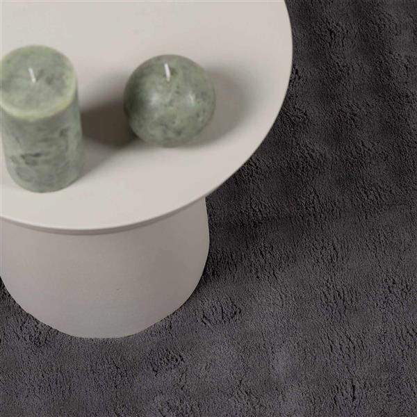 Grote foto vidaxl vloerkleden rond huarte antraciet 200 cm polyester huis en inrichting vloerbedekking en kleden