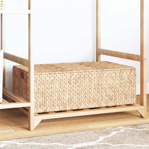 Grote foto vidaxl opbergbox naturel 60 x 38 x 20 cm waterhyacint doe het zelf en verbouw materialen en producten