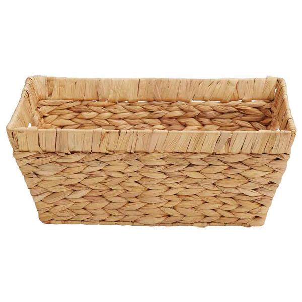 Grote foto vidaxl opslagmanden 2 pcs naturel 38 x 28 x 15 cm waterhyacint doe het zelf en verbouw materialen en producten