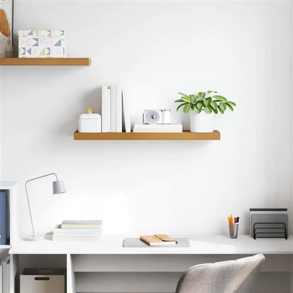 Grote foto vidaxl wandplank wandgemonteerd beige 90 x 23 5 x 4 cm bewerkt hout huis en inrichting woningdecoratie