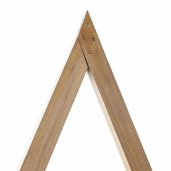 Grote foto vidaxl trouwrand licht bruin 202 x 95 x 254 cm massief vurenhout tuin en terras overige tuin en terras