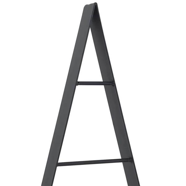 Grote foto vidaxl metalen kerstboom met standaard zwart 125 5 cm staal diversen overige diversen