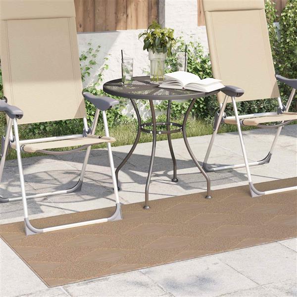 Grote foto vidaxl vloerkleden rechthoekig huarte naturel 200 x 80 cm polyester huis en inrichting vloerbedekking en kleden