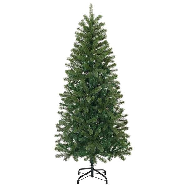 Grote foto vidaxl kunstkerstboom met standaard groen 120 cm pvc pe en staal diversen overige diversen