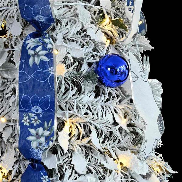 Grote foto vidaxl kunstkerstboom met 50 led met standaard wit 120 cm pvc diversen overige diversen