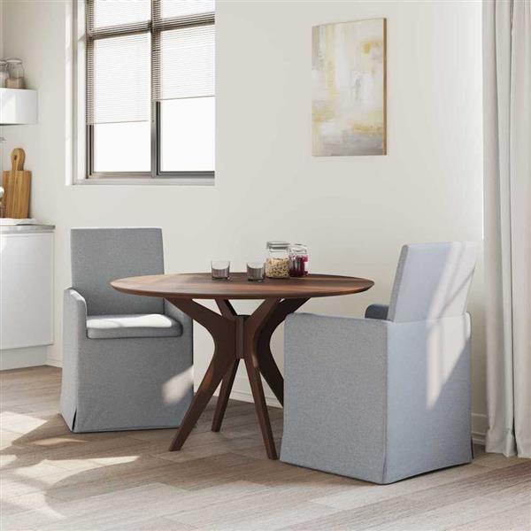 Grote foto vidaxl eettafelstoelen 2 pcs lichtgrijs 57 x 67 x 95 cm stof huis en inrichting stoelen