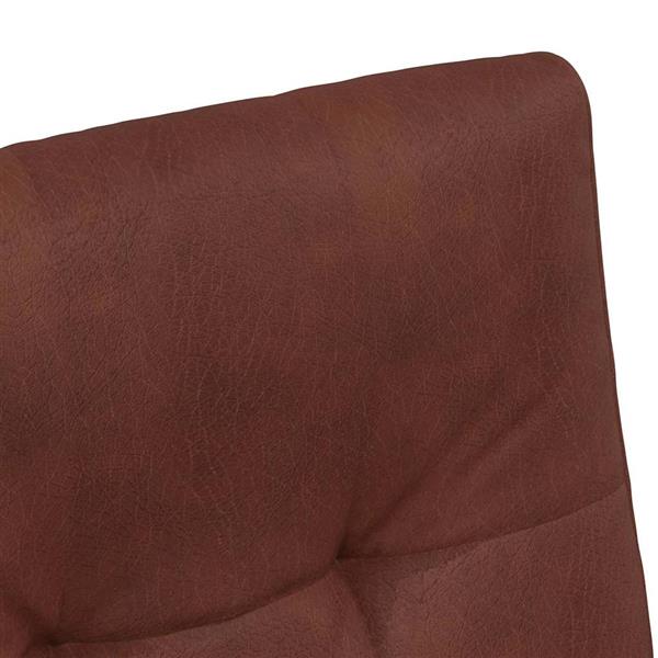 Grote foto vidaxl dining stoelen met wielen 2 pcs glanzend bruin 58 x 67 x 97 cm huis en inrichting stoelen