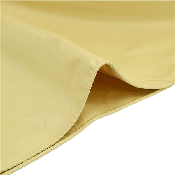 Grote foto vidaxl zeil 650g m beige 3 5 x 5 m canvas met pvc coating doe het zelf en verbouw materialen en producten