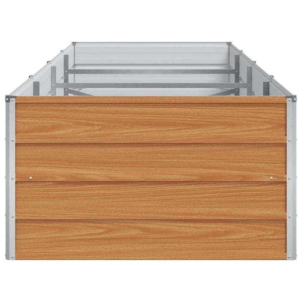 Grote foto vidaxl verhoogde plantenbak licht bruin 320 x 80 x 45 cm tuin en terras overige tuin en terras