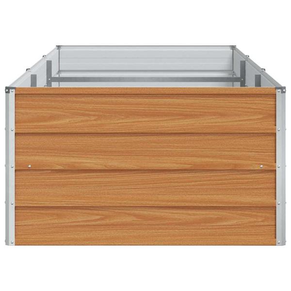 Grote foto vidaxl verhoogde plantenbak licht bruin 240 x 80 x 45 cm tuin en terras overige tuin en terras