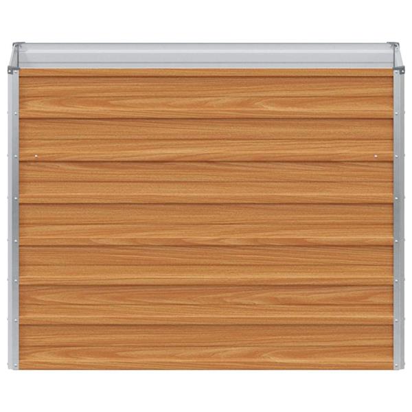 Grote foto vidaxl verhoogde plantenbak licht bruin 100 x 40 x 77 cm tuin en terras overige tuin en terras