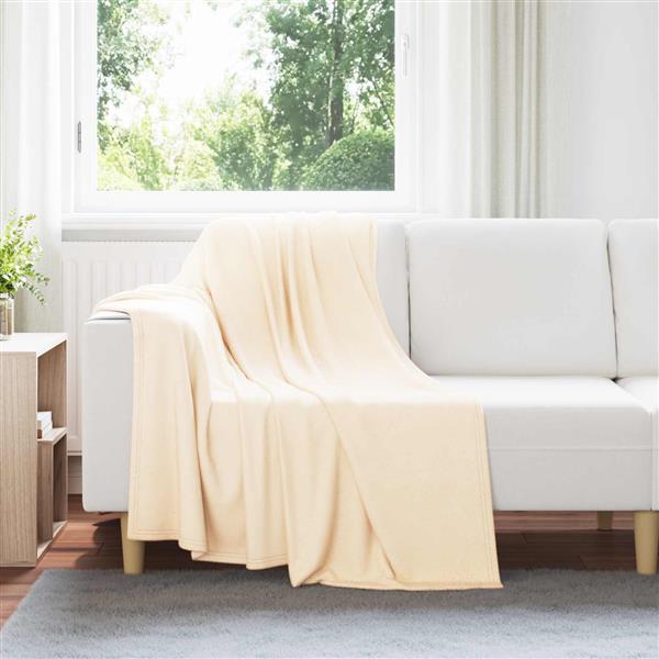 Grote foto vidaxl kleden 24 pcs cr me 170 x 130 cm fleece huis en inrichting bedden