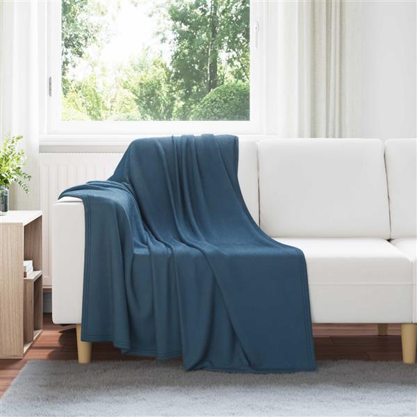 Grote foto vidaxl kleden 24 pcs marineblauw 170 x 130 cm fleece huis en inrichting bedden