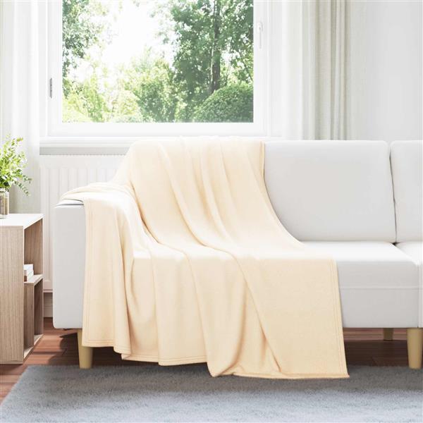 Grote foto vidaxl kleden 6 pcs cr me 200 x 150 cm fleece huis en inrichting bedden