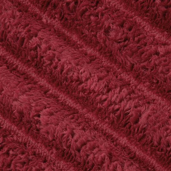 Grote foto vidaxl kleden 6 pcs bordeaux rood 270 x 240 cm fleece huis en inrichting bedden