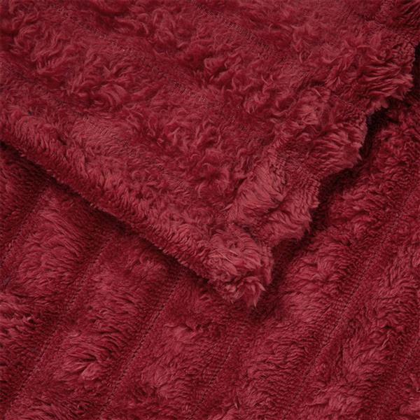 Grote foto vidaxl kleden 6 pcs bordeaux rood 150 x 130 cm fleece huis en inrichting bedden