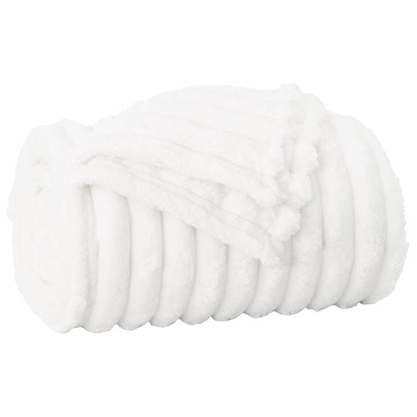 Grote foto vidaxl kleden 6 pcs wit 200 x 150 cm fleece huis en inrichting bedden