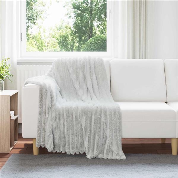 Grote foto vidaxl kleden 6 pcs grijs 150 x 130 cm fleece huis en inrichting bedden