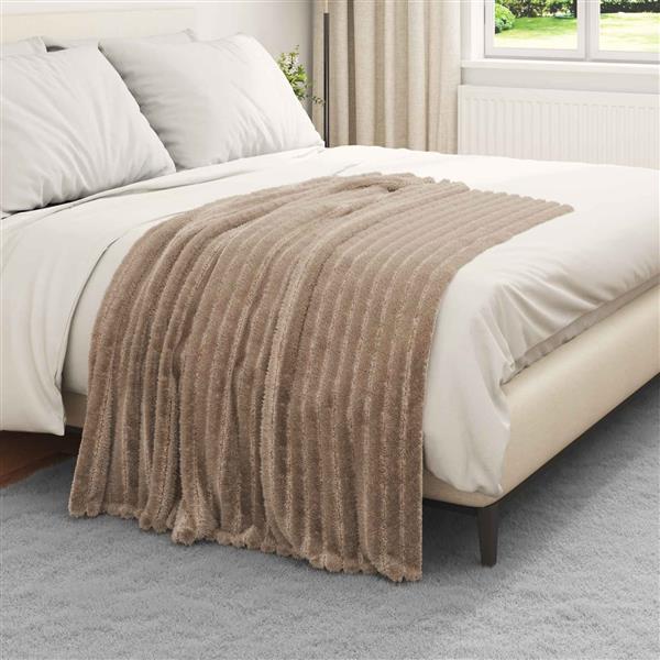 Grote foto vidaxl kleden 6 pcs kameel 150 x 130 cm fleece huis en inrichting bedden