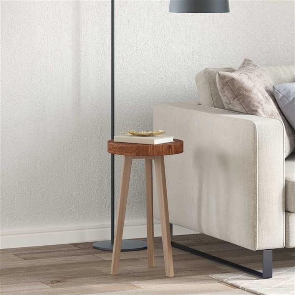 Grote foto vidaxl tafelblad licht bruin 30 x 4 cm massief eikenhout antiek en kunst stoelen en banken