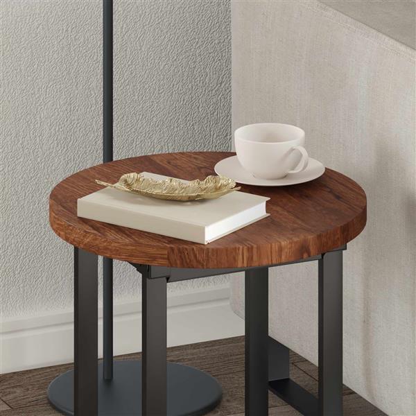 Grote foto vidaxl tafelblad licht bruin 40 x 2 5 cm massief eikenhout antiek en kunst stoelen en banken