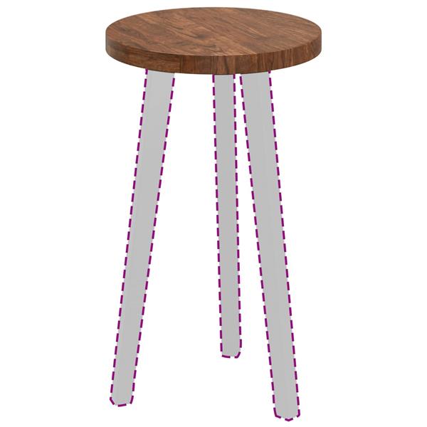 Grote foto vidaxl tafelblad licht bruin 30 x 2 5 cm massief eikenhout antiek en kunst stoelen en banken