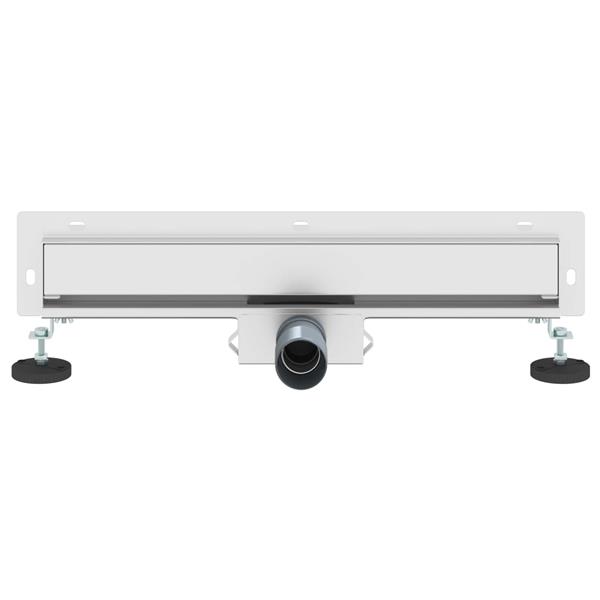 Grote foto vidaxl wandgemonteerde douche afvoer zilver 50 cm roestvrij staal 304 doe het zelf en verbouw sanitair