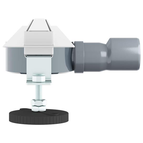 Grote foto vidaxl 360 doucheafvoer met slank model zilver 80 cm doe het zelf en verbouw sanitair