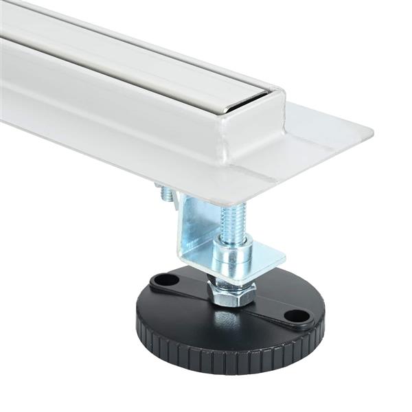 Grote foto vidaxl 360 doucheafvoer met slank model zilver 80 cm doe het zelf en verbouw sanitair