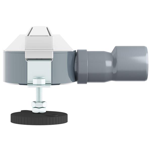 Grote foto vidaxl 360 doucheafvoer met slank model zilver 60 cm doe het zelf en verbouw sanitair