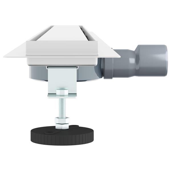 Grote foto vidaxl doucheafvoer 2 in 1 met 360 sifon zilver 90 cm doe het zelf en verbouw sanitair