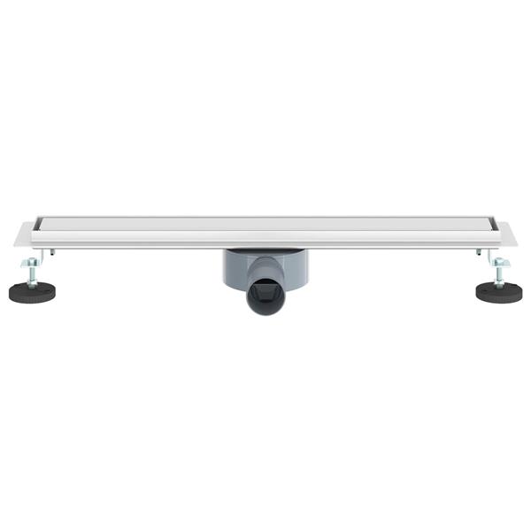 Grote foto vidaxl doucheafvoer 2 in 1 met 360 sifon zilver 60 cm doe het zelf en verbouw sanitair