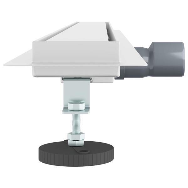 Grote foto vidaxl 2 in 1 doucheafvoer zilver 100 cm roestvrij staal 304 doe het zelf en verbouw sanitair