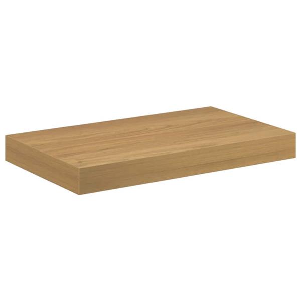 Grote foto vidaxl wandplank wandgemonteerd bruin 40 x 23 5 x 4 cm bewerkt hout huis en inrichting woningdecoratie