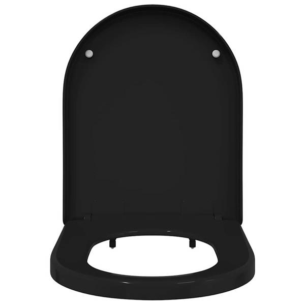 Grote foto vidaxl toiletzitting zwart 48 x 36 5 x 4 5 cm polypropyleen doe het zelf en verbouw sanitair