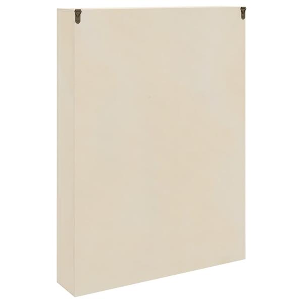 Grote foto vidaxl muurdisplaykast met plank beige 40 x 8 5 x 54 cm multiplex huis en inrichting woningdecoratie