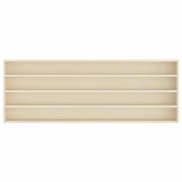 Grote foto vidaxl muurdisplaykast met plank beige 100 x 8 5 x 36 cm bewerkt hout huis en inrichting woningdecoratie