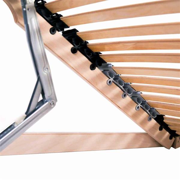 Grote foto vidaxl lattenbodem bruin 120 x 190 cm massief beukenhout antiek en kunst stoelen en banken