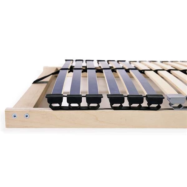 Grote foto vidaxl lattenbodem bruin 90 x 190 cm massief beukenhout antiek en kunst stoelen en banken